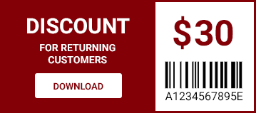 Coupon: $30 off for returning customers